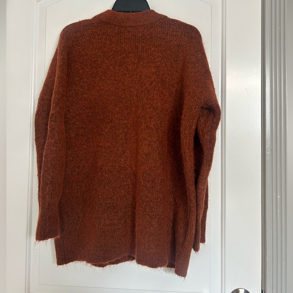 Madewell Women's Cowen Cardigan Sweater size small wool blend relaxed NG753 - Picture 3 of 12